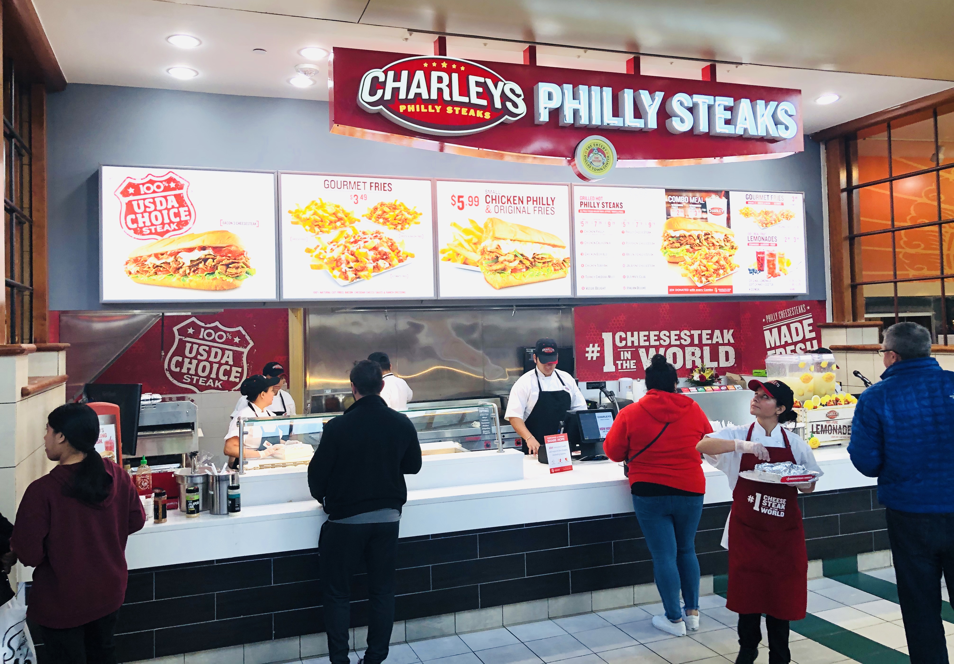 Charleys Philly Steaks open for business at Dulles Town Center - The Burn
