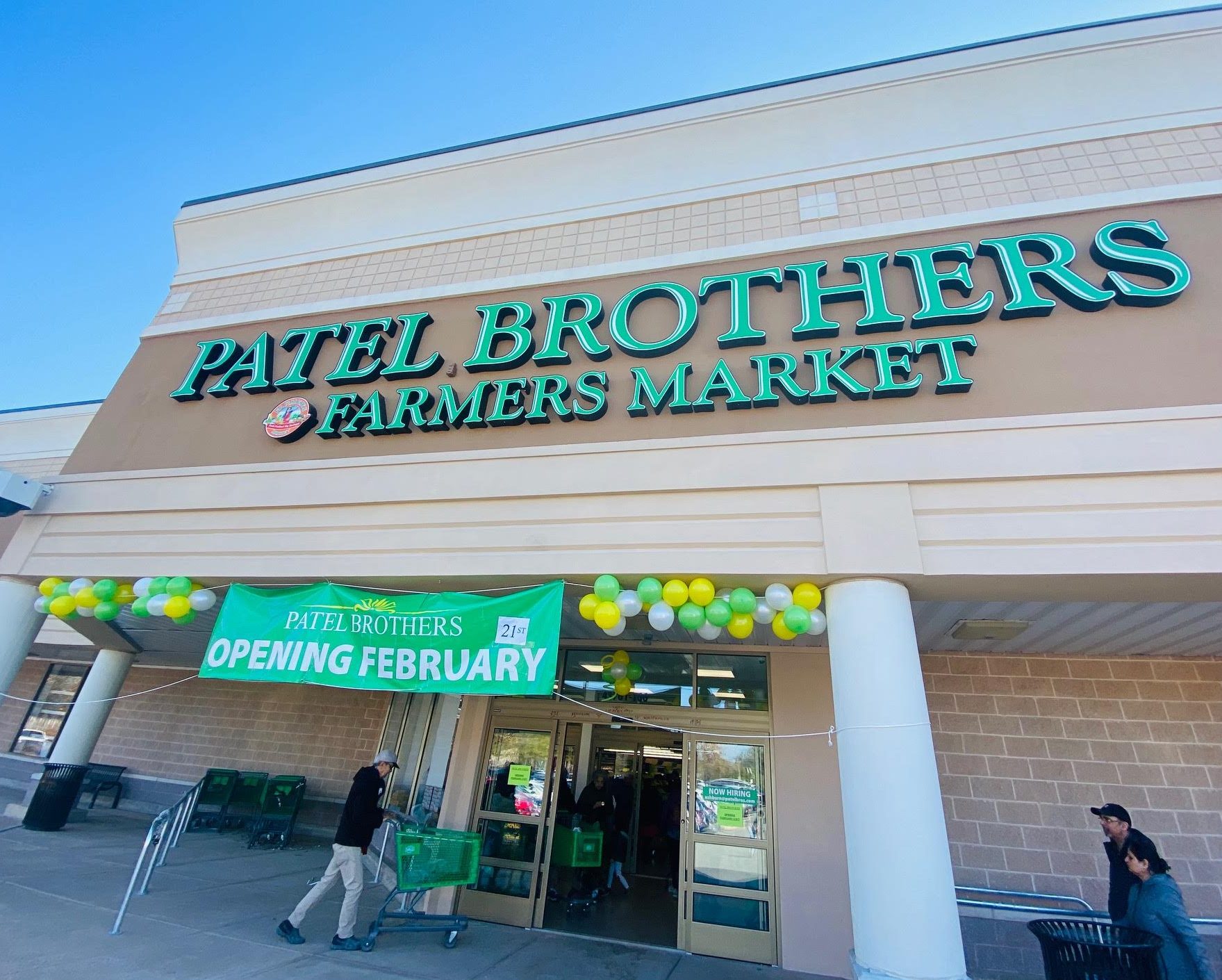 Patel brothers grocery store packed on opening day the burn