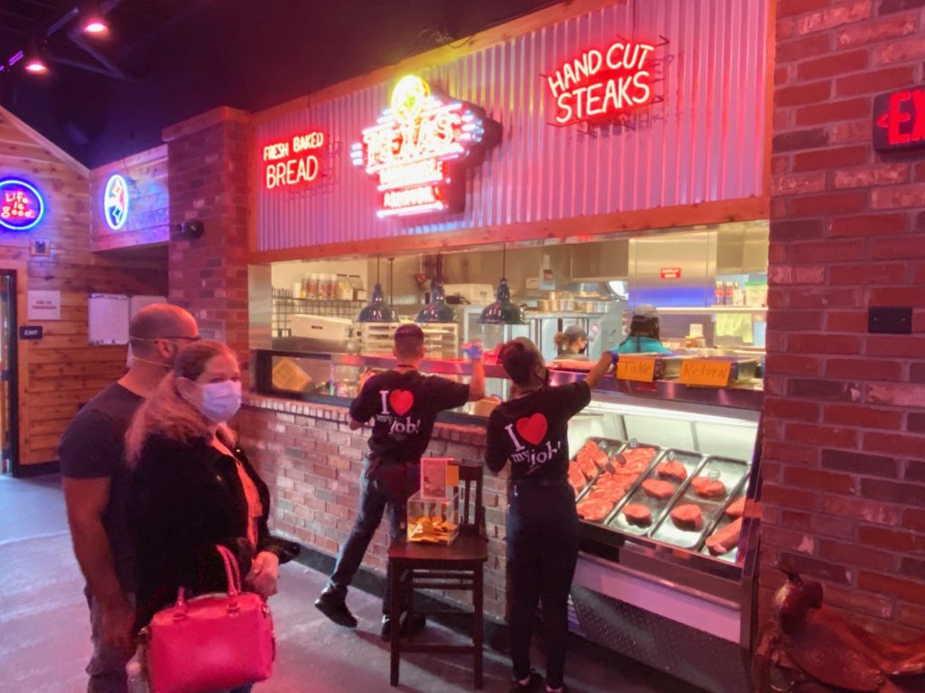 Texas Roadhouse holds preview before Monday opening The Burn