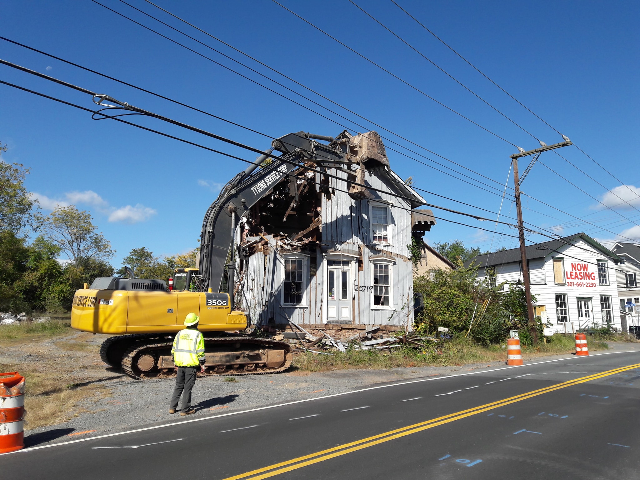 Buildings in Old Ashburn torn down for new residential project The Burn