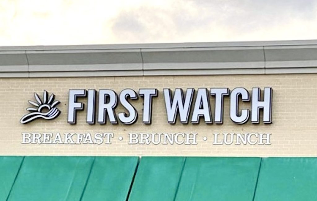 Signs go up at First Watch restaurant in Leesburg The Burn