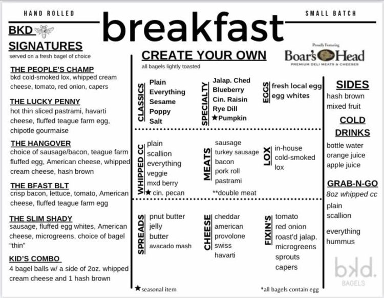 BKD Bagels in Leesburg reveals sneak peek of its new menu The Burn
