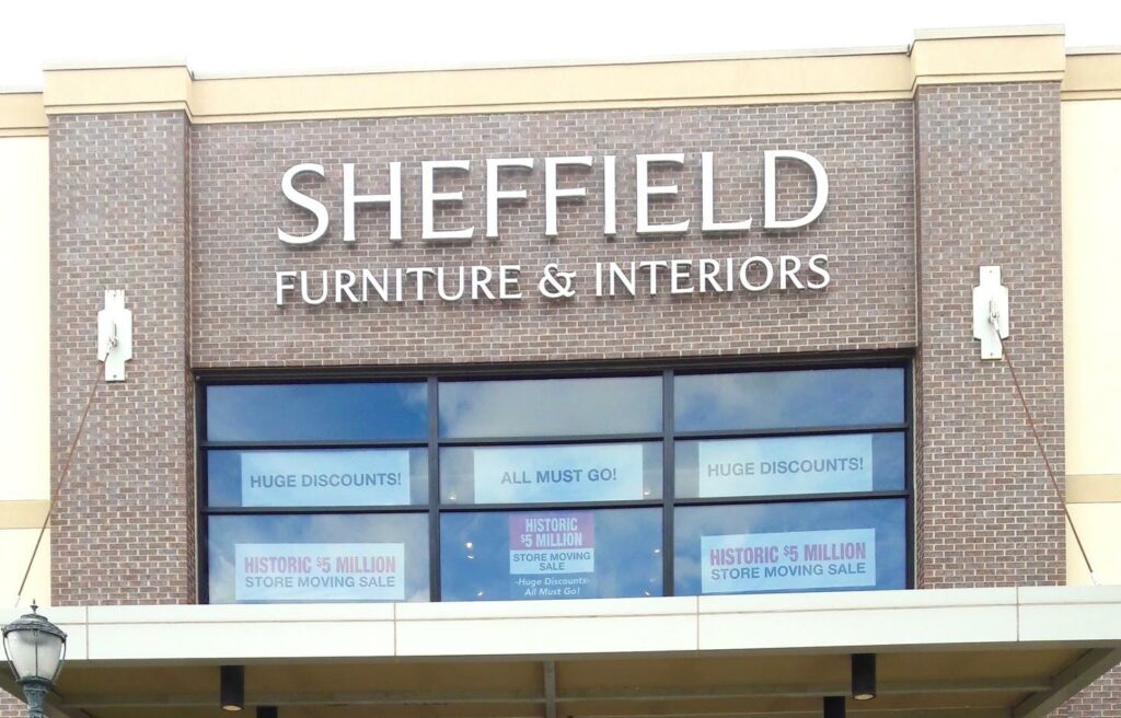 Sheffield Furniture closing at Dulles Town Center mall The Burn