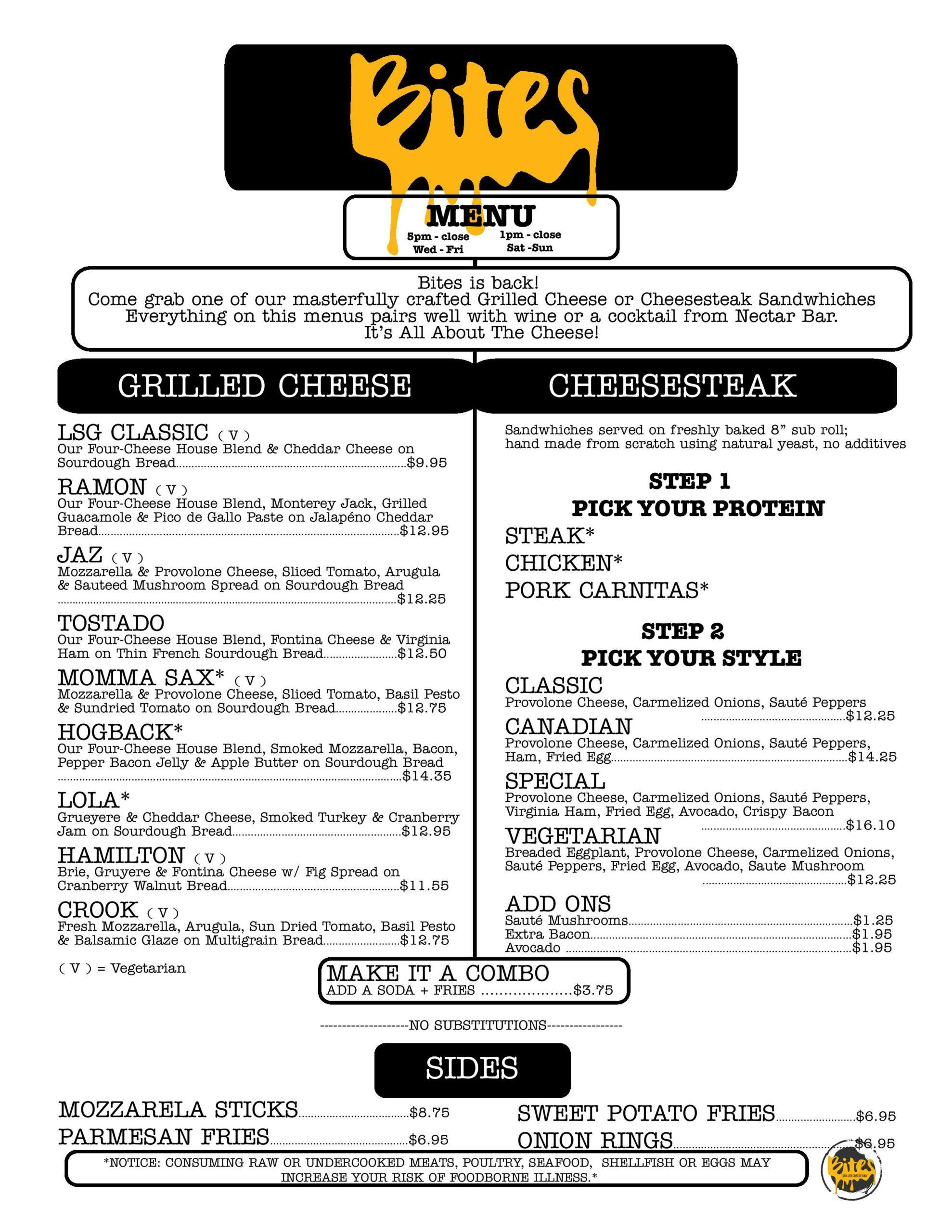 Bites Grilled Cheese now open in Sterling The Burn