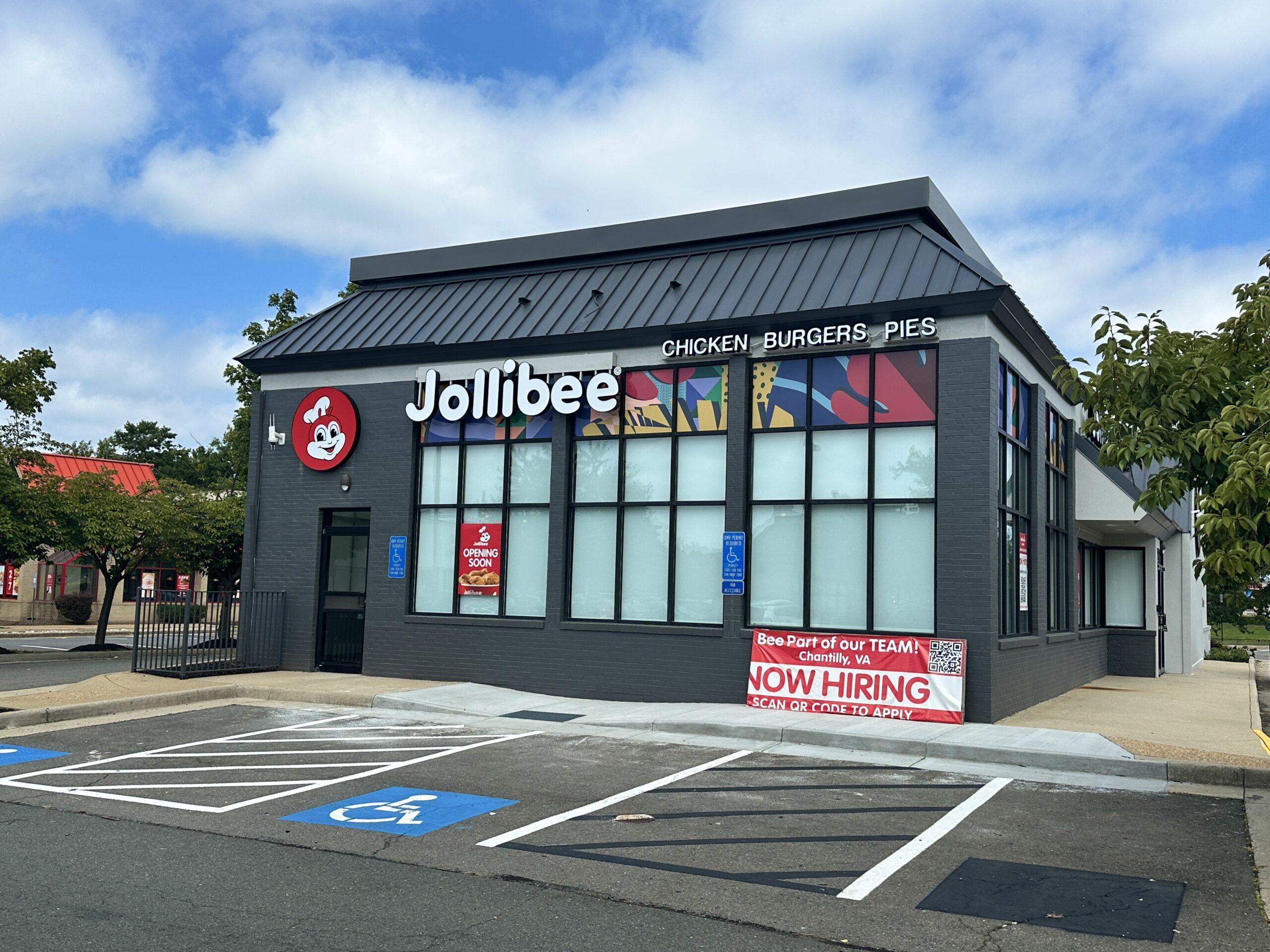 Jollibee in Chantilly looking towards early September opening The Burn