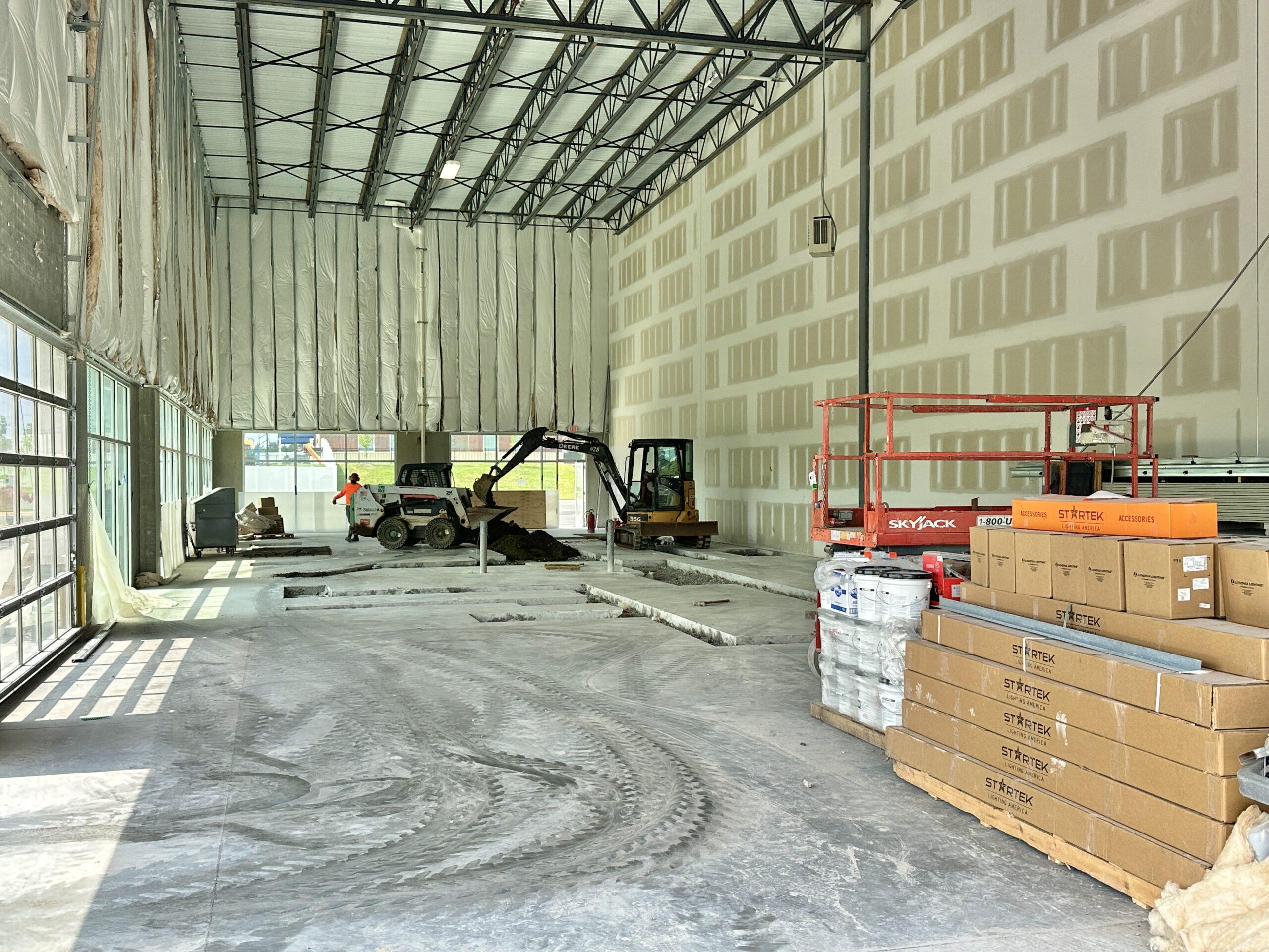Work underway at new Route 7 Brewing in Ashburn - The Burn