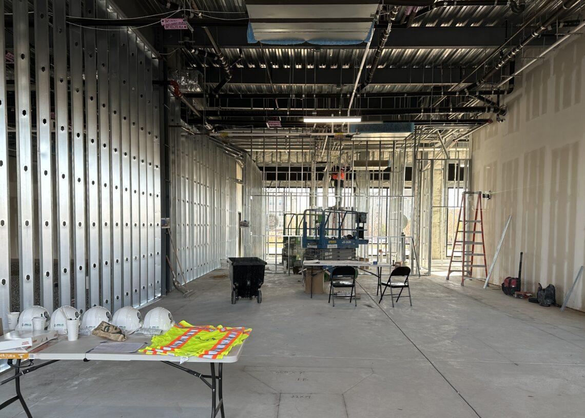 Construction underway at Ashburn’s Paris Baguette restaurant The Burn