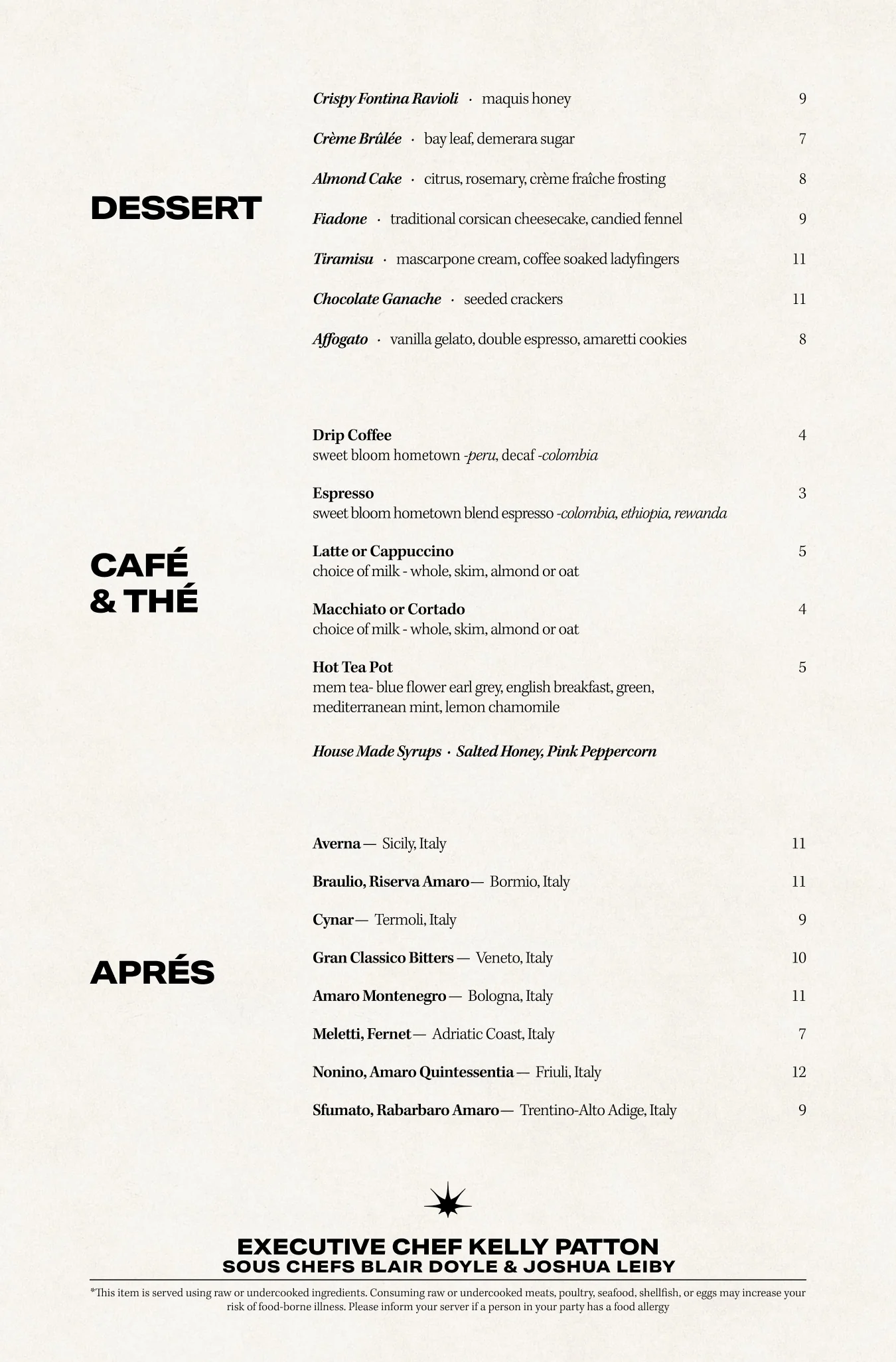 First look at possible menu at Reston’s Corsica Wine Bar The Burn