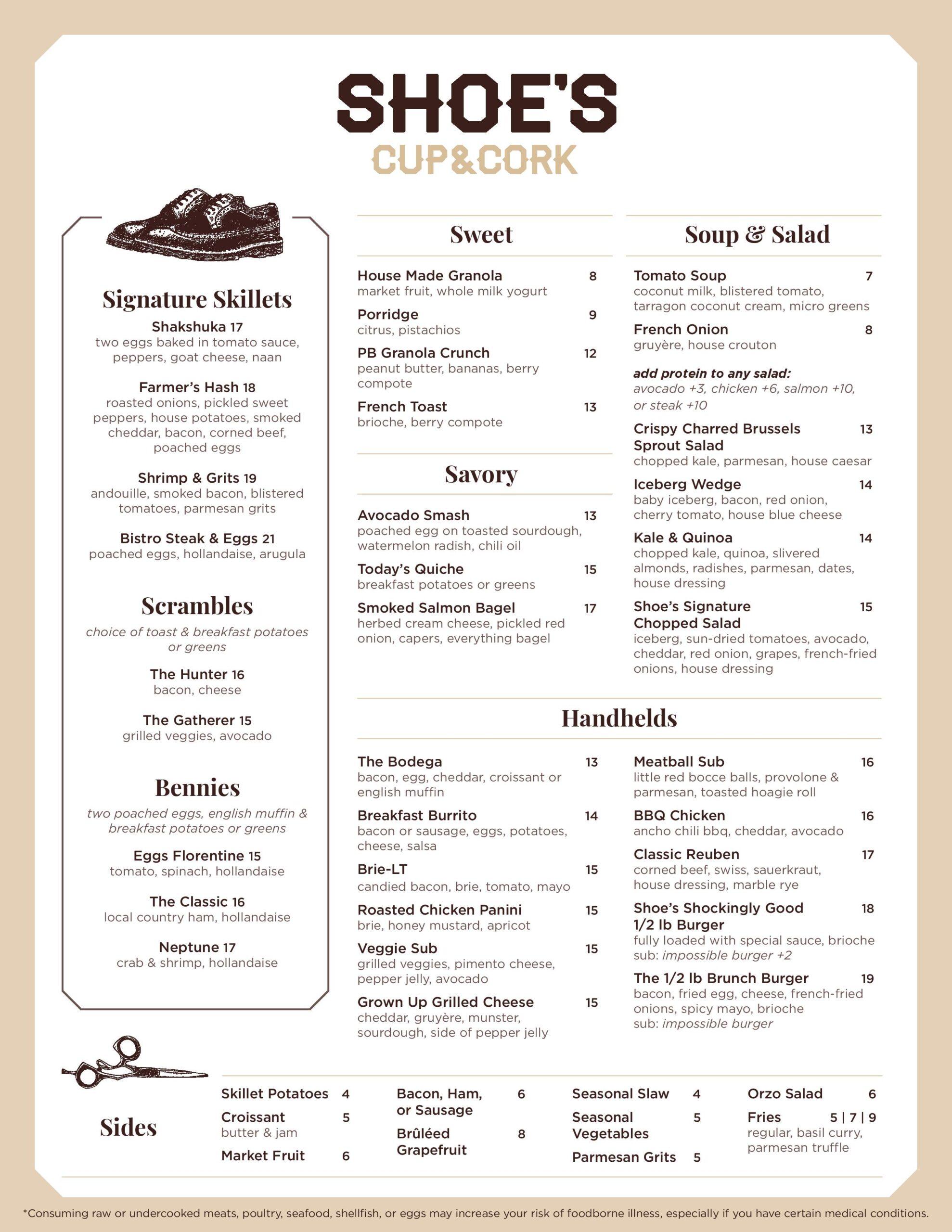 Shoes Cup & Cork in Leesburg reopens as an “American Brasserie” The Burn