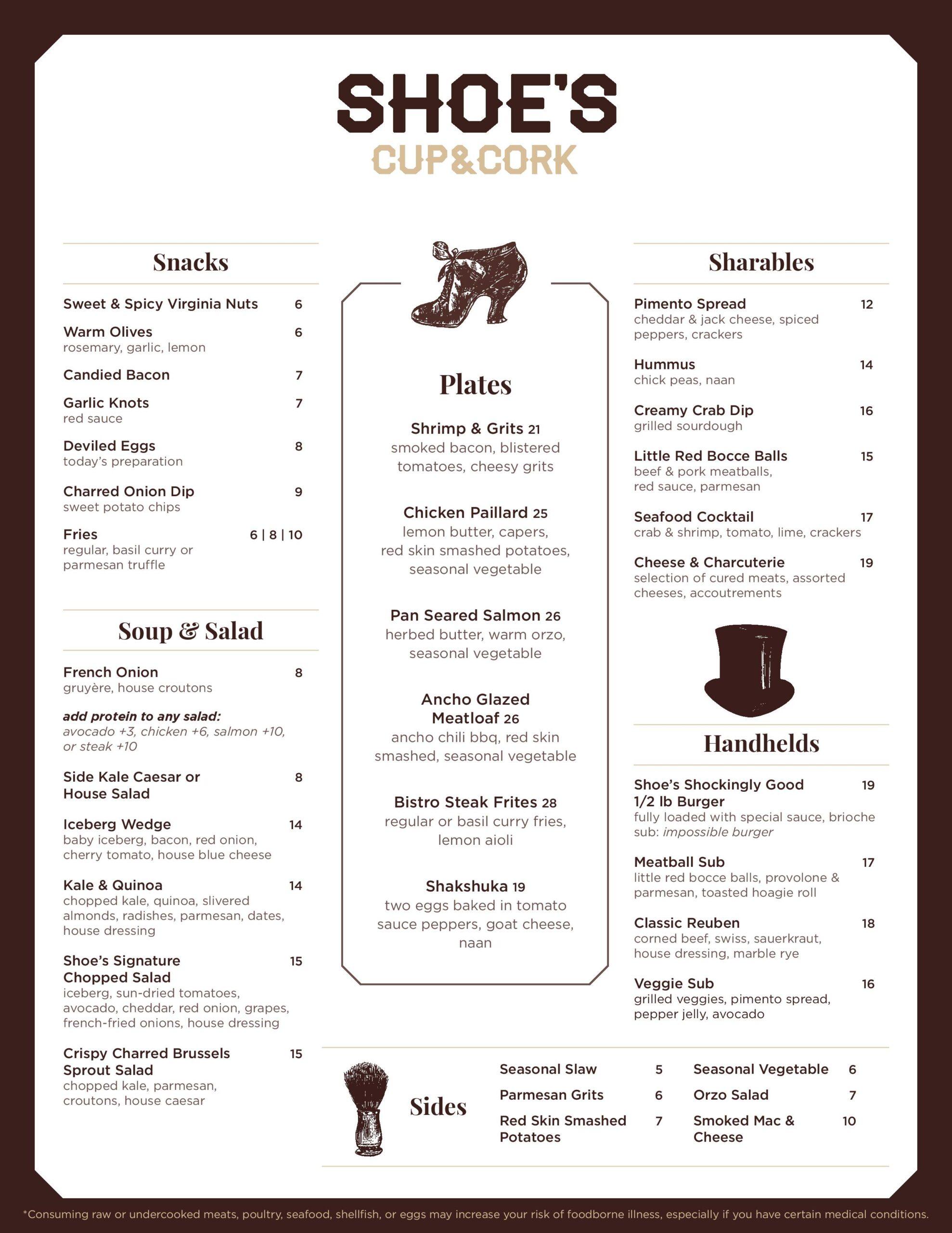 Shoes Cup & Cork in Leesburg reopens as an “American Brasserie” The Burn